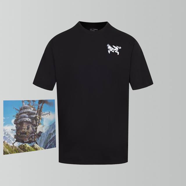 礼盒装 款号：Y05-1码数Xs-S-M-L 始祖鸟上新的Kragg Cotton Bird Tile Crew Shirt Ss，黑 白 黑色白Logo 、白