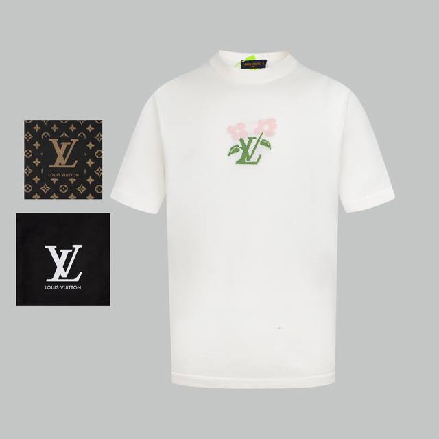 Fw早春Tyler X L*Uis Vui*Ton菲董 泰勒联名新款全棉针织半袖Size：Xs S M L米色 男女同款 Iv路易家 仅限干洗或反面包裹洗衣袋超