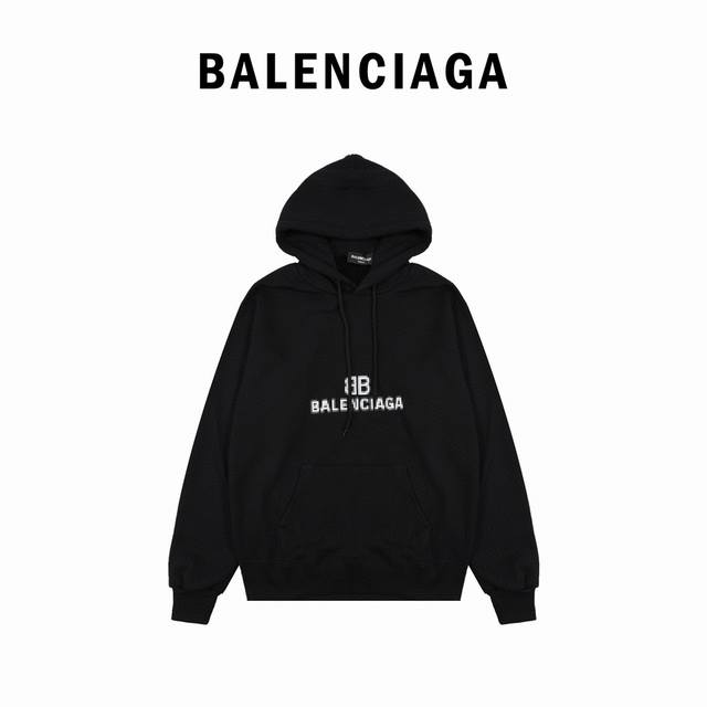 Balenciaga 巴黎世家 22Fw 马赛克印花连帽卫衣 印花：印花材料采用安全环保无毒婴儿认证的材料；印花轮廓清晰干净，有康丽机器出来的质感；如果衣服要清