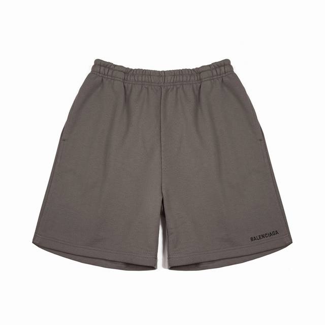 Balenci*Ga 巴黎 英文刺绣字母Logo水洗做旧短裤 顶级进口田岛绣花机刺绣工艺 、面料定织定染无色差、做工精细、顶级复刻还原 原版品质 袋布无色差，注