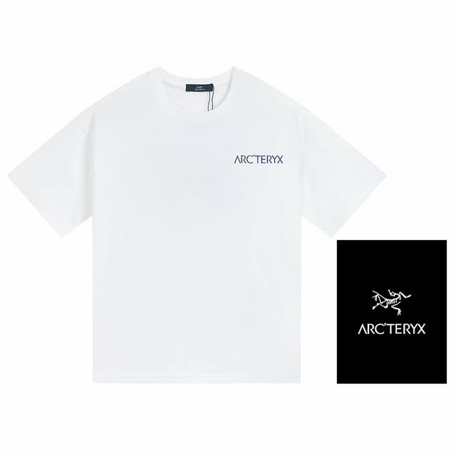 款号：T43 Arc' Teryx始祖鸟男女款 经典始祖鸟宽松大Logo印花短袖火爆来袭，外贸工厂P出品，质量一级棒！螺纹领口，版型超棒，超大牌得感觉 高版本高