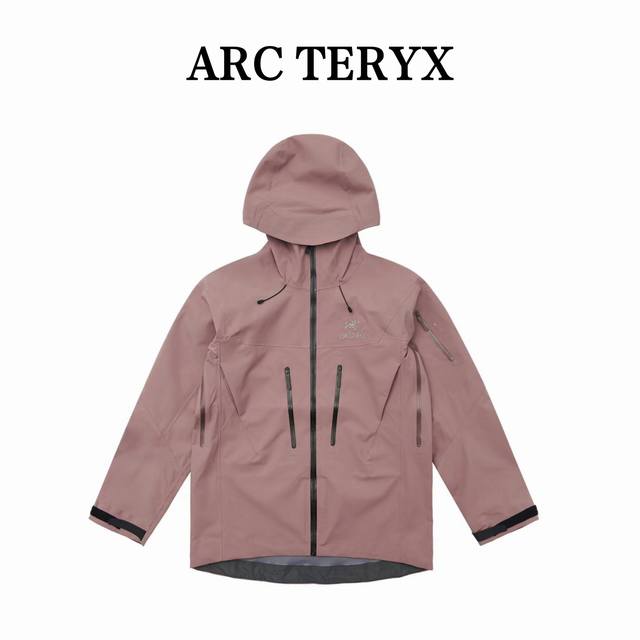 Arc‘鸟家Alpha Sv 6代压胶 硬壳冲锋衣 外套 Sv6代 豆沙粉 得物在售7000+ ，原版定制外层Gore-Txe面料，，防水防风，原版一致，全身无