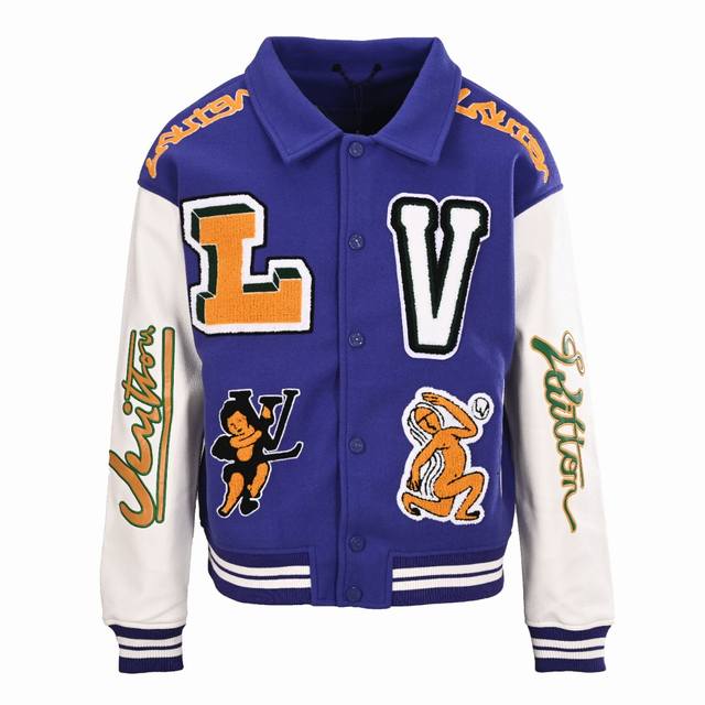 Louis Vuitton 路易威登Lv 毛巾绣字母青蛙棒球服外套 对不起让你们久等了，拿到正品就开始张罗这件衣服所有的事情！ 单单面料来讲我就定做了一个多月，