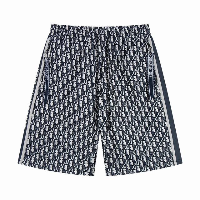 高端品质，独家定制，Dior 迪奥春夏经典提花字母短裤，采用高克重定制原版面料，1-1工艺，区别市场版本。 Size：Xs S M L