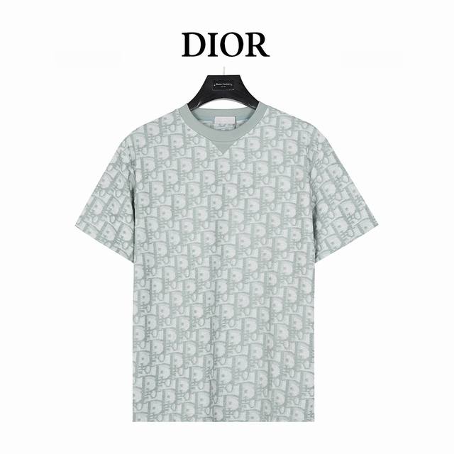 Dior 迪奥 25Ss 满印Cd老花提花毛巾短袖T恤 原7,700购入，面料采用定织21支平纹布底 G纯棉提花布， 进口特种德国伽玛圆筒毛巾机交织而成，28针