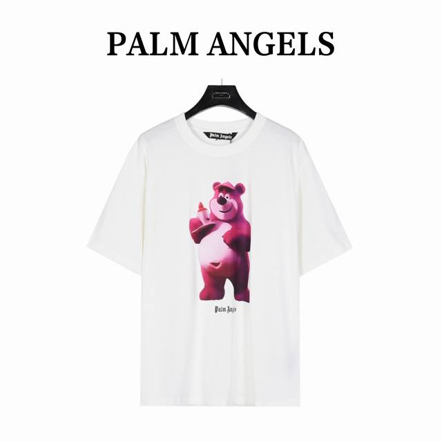 Palmangels 棕榈天使 莫代尔熊短袖T恤 男女同款全新美学灵感趣味设计,渠道性质精品。让整体造型设计更加优雅时尚，今夏最火系列，无数明星潮人追捧。裁剪工