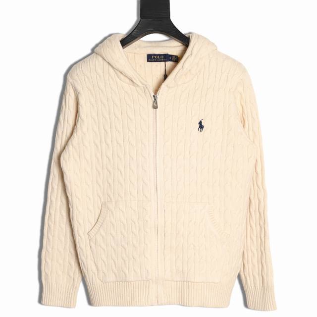 Ralph Lauren 拉夫劳伦 25Fw 小标针织拉链外套 拉尔夫 劳伦 Ralph Lauren 时装界“美国经典”品牌。由拉尔夫 劳伦老爷子于1968年