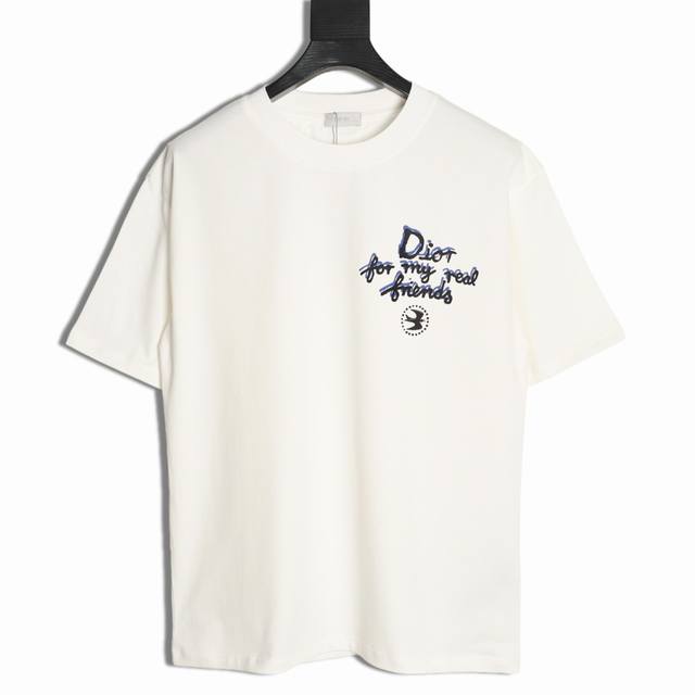 Dior 迪奥 25Ss 和平鸽短袖T恤 面料采用定制240G 26支特滑双股精棉平纹高密无尘全棉布料。前幅高密度加厚，走线平整，代工品质，全套定制辅料。 尺码