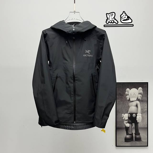 终端供应 正品级 Arc‘Teryx丨始祖鸟Beta Lt硬壳连帽冲锋衣 颜色：黑色 Size：S-Xxl
