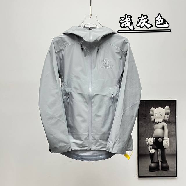 终端供应 正品级 Arc‘Teryx丨始祖鸟Beta Lt硬壳连帽冲锋衣 颜色：浅灰色 Size：S-Xxl