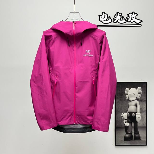 终端供应 正品级 Arc‘Teryx丨始祖鸟Beta Lt硬壳连帽冲锋衣 颜色：电光玫 Size：S-Xxl