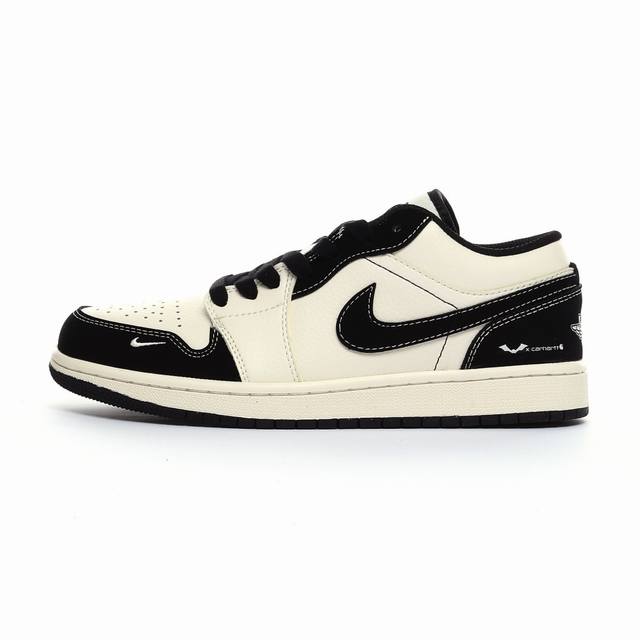 福利特价 Nike Jordan Air Jordan 1“漫威联名 蝙蝠侠” 高端定制 低帮 复古 减震 防滑 耐磨 篮球鞋 定制鞋盒 大厂纯原品质出货 超高