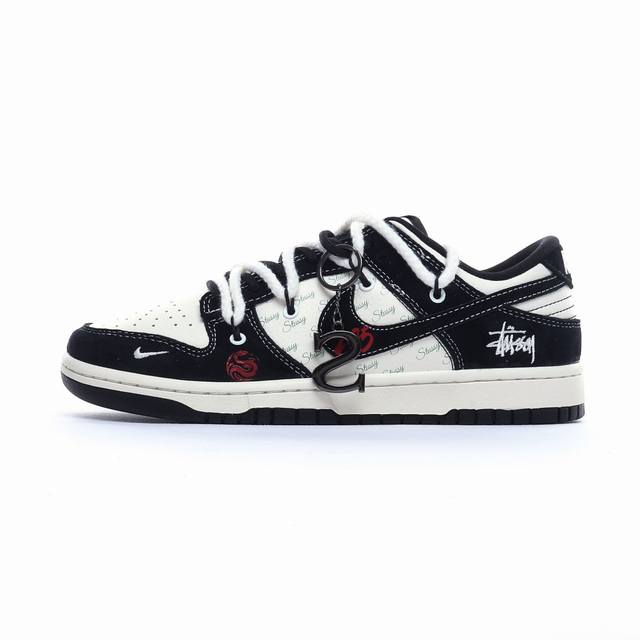 福利特价 海外爆款限量发售！公司级 Nike Sb Dunk Low“蛇年系列 绑带猪八黑勾” 周年高端定制 低帮休闲板鞋 定制鞋盒 大厂纯原品质出货 超高清洁