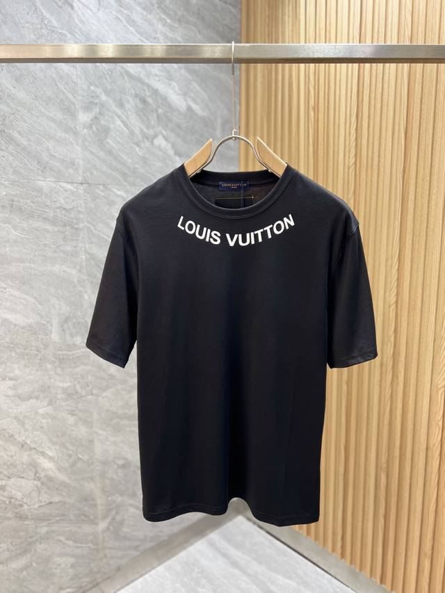 Lv 路易威登 2025春夏新品 三标齐全 圆领丝光棉短袖T恤 好货不用过多介绍 看细节 专柜码数：M-Xxxl 175 140建议L