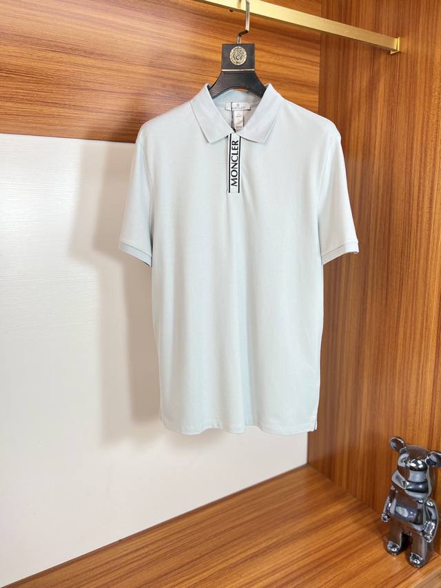 Moncler 蒙口 2025年春夏新品上新 三标齐全 翻领短袖Polo衫 好货不用过多介绍 看细节 专柜码数：M-Xxxxl 175 140建议L