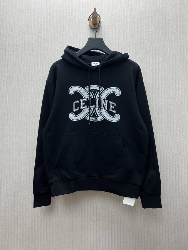 赛琳 25Ss新款连帽字母长袖卫衣 男女同款 高版本 码数：S.M.L.Xl.