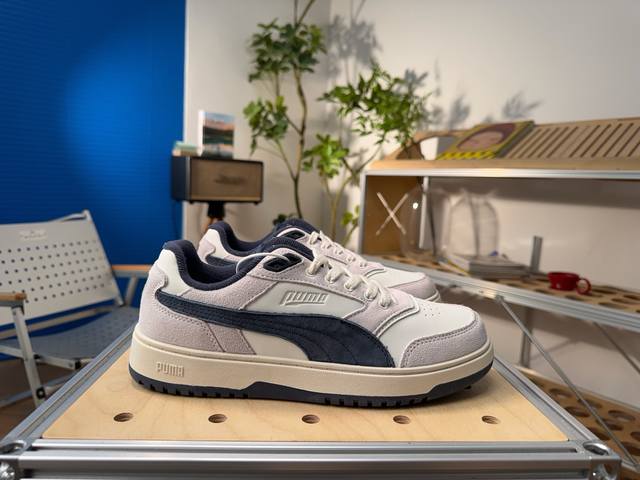 特价 Puma彪马 Doublecourt Prm 舒适气质 低帮 板鞋 尺码：35.5 36 37 37.5 38 38.5 39 40 40.5 41 42