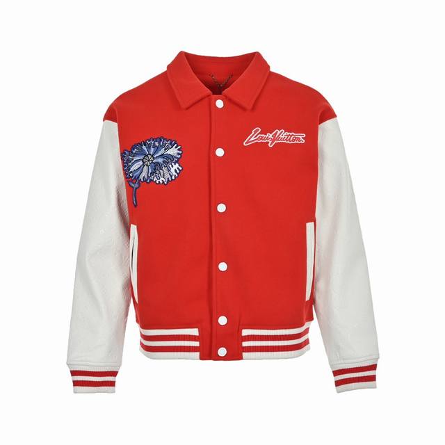 Louis Vuitton 路易威登 23Ss 后背刺绣花卉棒球服 对不起让你们久等了，拿到正品就开始张罗这件衣服所有的事情！ 单单面料来讲我就定做了一个多月，