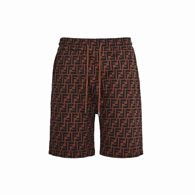 Fendi 芬迪 23Ss 满印双F短裤 低调奢华，Fd经典元素，上身休闲舒适，衣身同色无色差，工费昂贵。 经典满幅Logo匹布工艺，全部需要织上去，工艺成本极