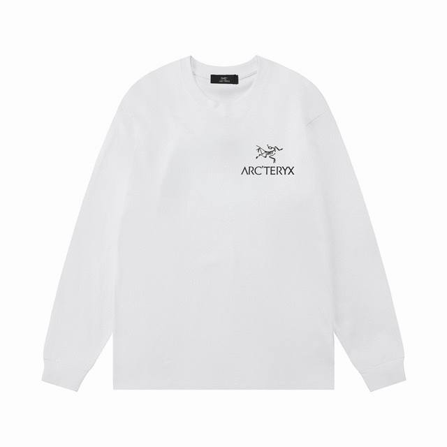 Arc'teryx 始祖鸟 25款联名伦敦高版本长袖 面料采用300克高密度双纱纯棉 不变形 不缩水 三标齐全 男女同款 工艺：数码印花 颜色：白色 黑色 Si