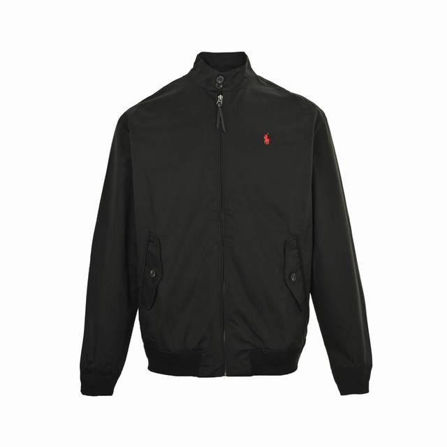Ralph Lauren拉夫劳伦 R23老钱风立领工装哈灵顿夹克外套 货号Rl1 面料是双层胫骨感，分量感十足！不会像常规夹克一样厚重，纯棉材质很普通的面料摸起