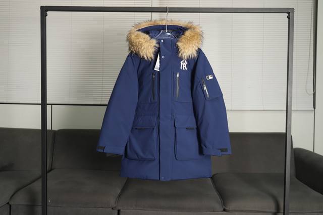 独家上新 最高版本 Mlb 纽约洋基队 保暖舒适百搭工装羽绒服 男女同款