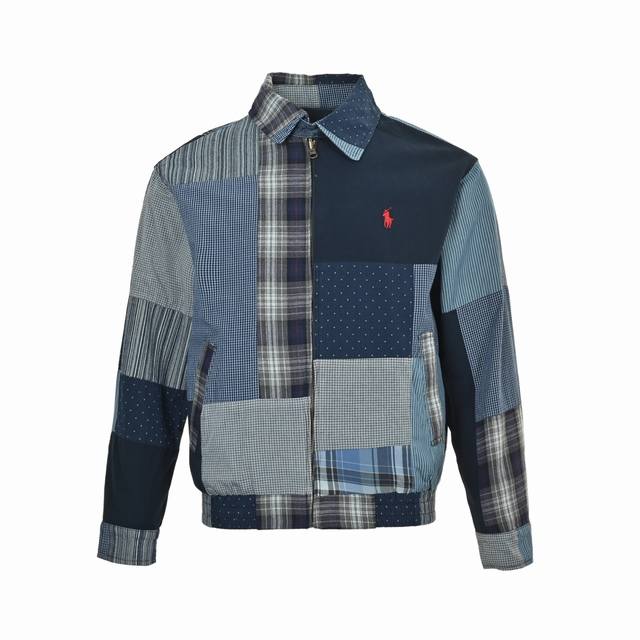 Ralph Lauren 拉夫劳伦 25Fw R15融合拼色双面穿夹克外套 双面穿高阶设计 一面为品牌经典水洗牛仔蓝 另一面融合限定拼色元素 一衣两穿解锁美式复