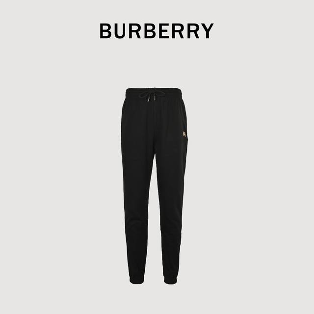 Burberry巴宝莉Bbr 战马十字绣套装休闲长裤 高级全棉毛圈面料，肌理感丰富有趣，不同于传统卫衣外套面料，这块面料的手感很好，上身就是那种精英休闲的味道，
