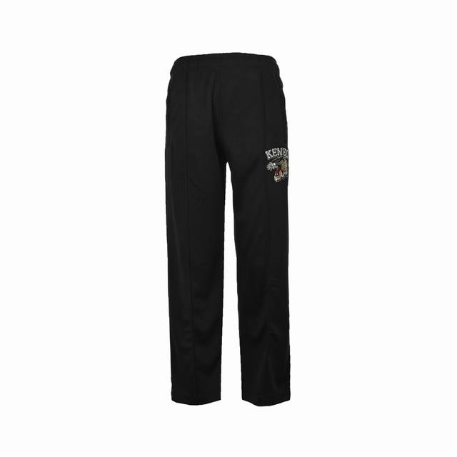 Kenzo 高田贤三 23Fw 虎头刺绣休闲长裤 原版3699购入，55%聚酯纤维，43%粘纤，2%氨纶，布料舒适柔软，伸展性良好。定做腰头横机螺纹，并做抗起球