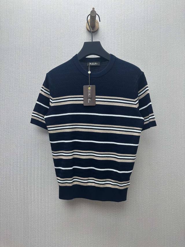 Lp 25Ss新款条纹针织衫 圆领套头，高版本 男款 码数：S.M.L.Xl.