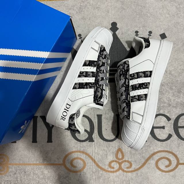 Adidas 阿迪达斯 贝壳头 迪奥36-44码数 男女现货