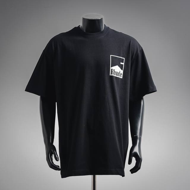 Rhude万宝路25Ss复古Logo印花标语短袖T恤 Size:S-Xl码