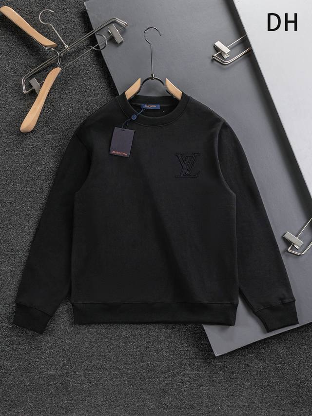 Louis Vuitton 路易威登 1V 驴家 微宽版型S-Xl 25Ss秋冬款卫衣 Lv 新品专柜走秀款 胸口立体平纹字母刺绣Logo 后幅大Logo刺绣L