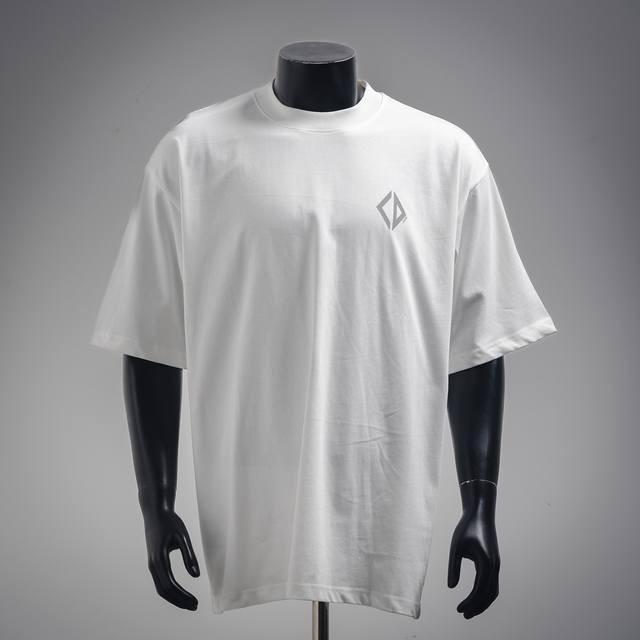 Dior迪奥Cd 菱形反光短袖T恤 正品7233购入，，胶浆印花，布匹酵洗，定制1：1商标，宽松版型 Size：Xs-L