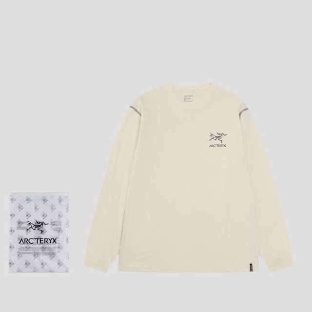 Arc’Teryx 始祖鸟长袖T恤， 款号8777-4 高品质 男女同款初代联名System_A背后大Logo户外机能运动长袖打底，原版定制采用实300克双纱面
