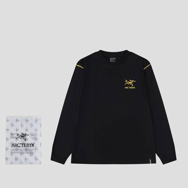 Arc’Teryx 始祖鸟长袖T恤， 款号8777-3 高品质 男女同款初代联名System_A背后大Logo户外机能运动长袖打底，原版定制采用实300克双纱面