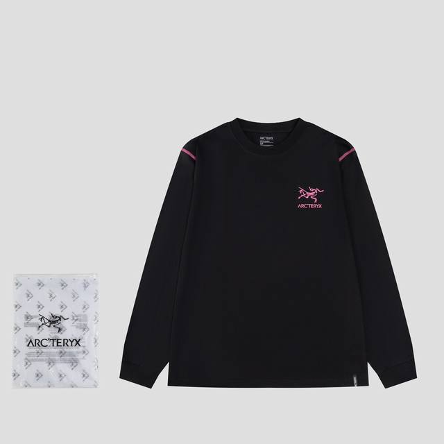 Arc’Teryx 始祖鸟长袖T恤， 款号8777-2 高品质 男女同款初代联名System_A背后大Logo户外机能运动长袖打底，原版定制采用实300克双纱面