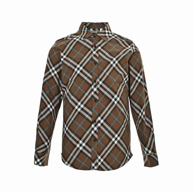 Burberry 巴宝莉 斜格纹长袖衬衫 老粉们赶紧抢数量有限出完只能等下一批货了，非常多对位地方带你来一一验证！棉质衬衫，装饰精纺新季格纹图案，呈现休闲版型。