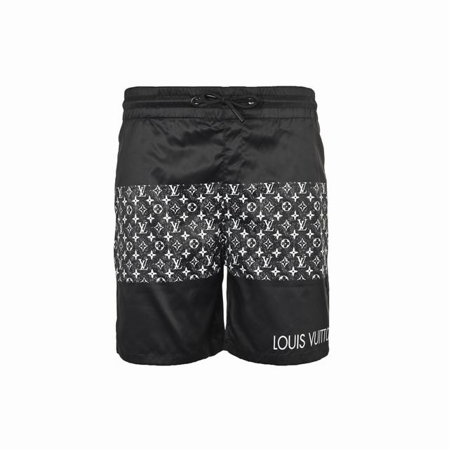 Louis Vuitton 路易威登 25Ss 老花拼接沙滩短裤 精工艺梭织面料，定制五金，做工精细，质感一流，垂感十足，享受夏日与海滩的清凉时刻！ 003 S