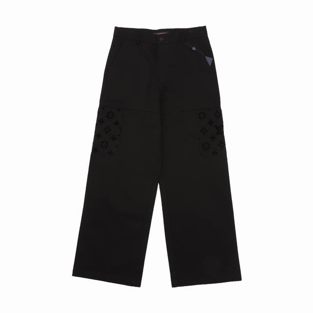 Louisvuitton 路易威登 拼接黑植绒牛仔长裤 Size：46-52