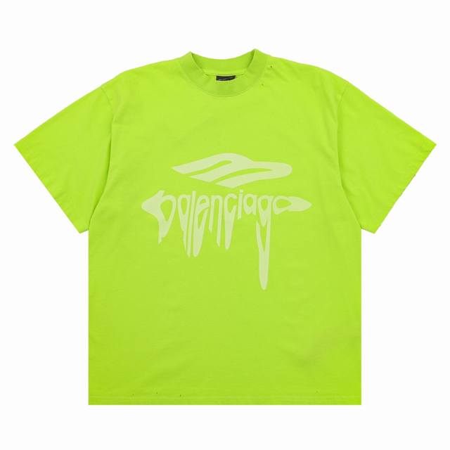Balenciaga 巴黎世家 融化字母印花短袖 Size:1-4