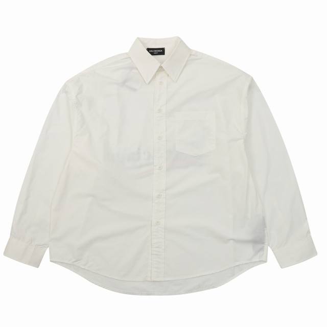 Balenciaga 巴黎世家 模糊可乐长袖衬衫 Size：S-L