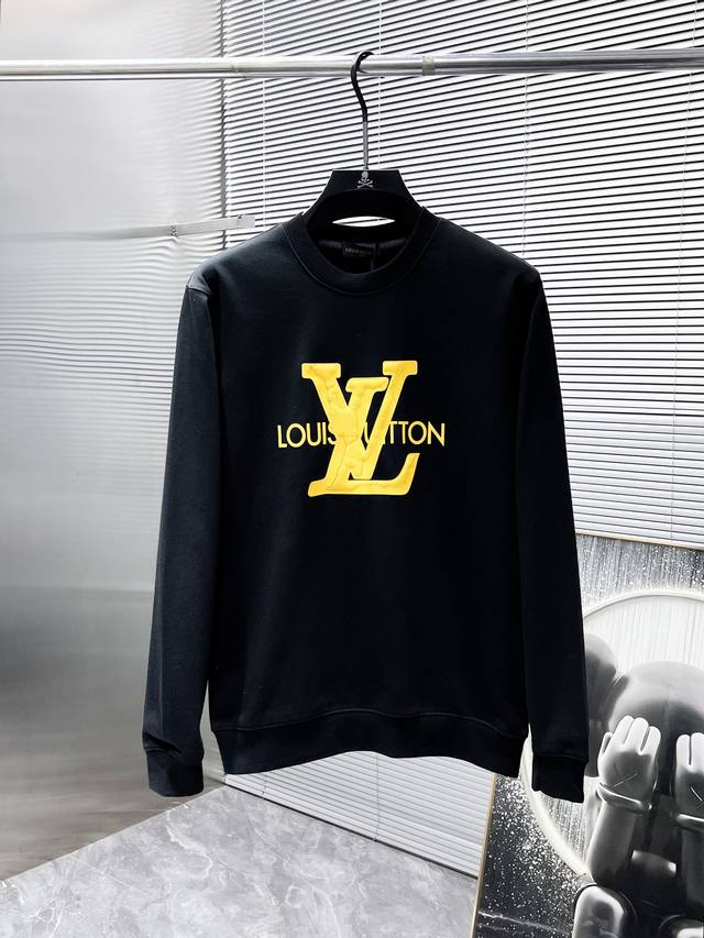 路易威登 Lv 2025Ss新款 长袖 圆领 卫衣，高端版本！专柜定制面料 透气舒适度高，细节无可挑剔，品牌元素设计理念，体现高品质。手感细腻柔软！呈现休闲裁剪