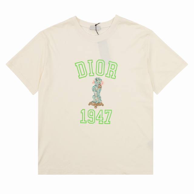 Dior 迪奥 波比狗植绒印花短袖 Size：S-L