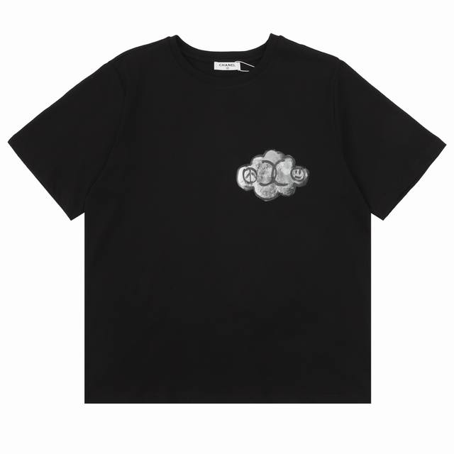 Chanel 香奈儿 手绘涂鸦字母短袖 Size：S-L