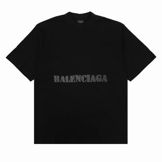 Balenciaga巴黎世家 前后虚化字母短袖T恤 Size：Xs-L