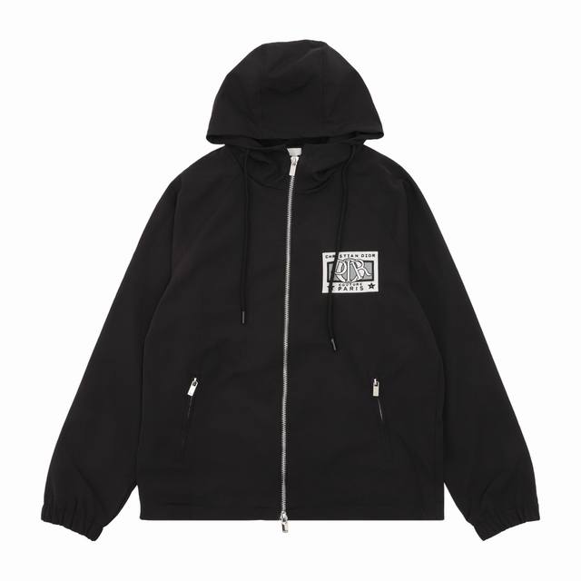 Dior 迪奥 字母刺绣连帽风衣外套 Size：Xs-L