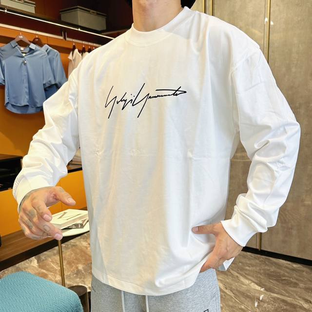 支持年后 Y-3* 顶级版本 秋冬新品长袖 火爆上市啦 定制顶级优选洗水棉面料 上身舒适度高 专柜同款装饰 轻奢内敛低调奢华 内搭外穿轻松驾驭不挑人 裁剪精细完