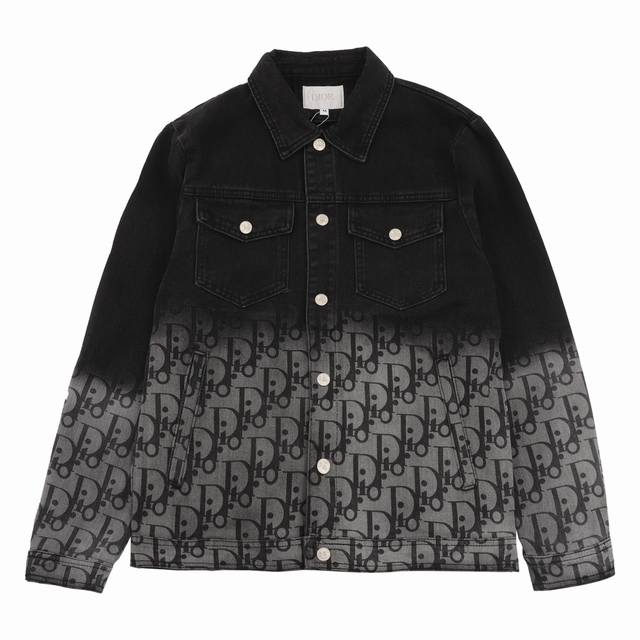 Dior 迪奥 老花渐变牛仔长袖夹克外套 Size：S-Xl