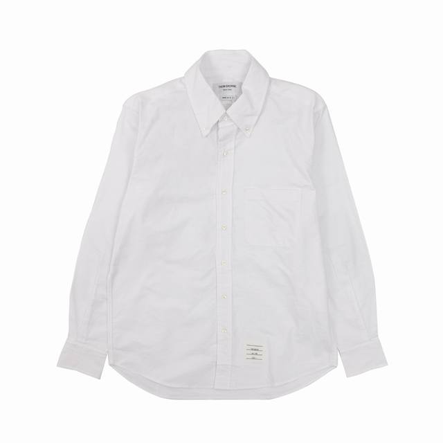 Thom Browne 汤姆布朗 新款贴布织带衬衫 尺码：1-4
